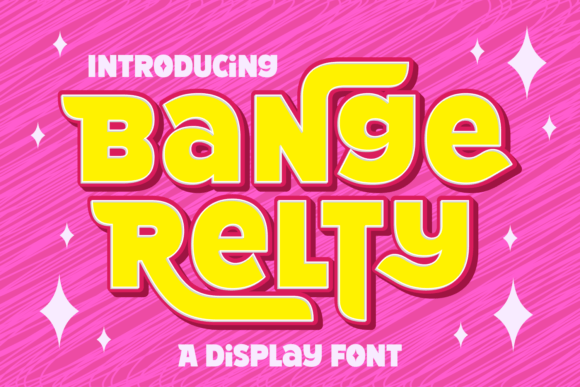 Bange Relty: The Sweet Display Font for Memorable Campaigns