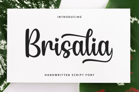Brisalia: The Sweet Script Font for Handmade Branding
