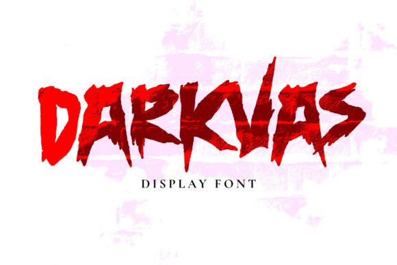 Darkvas: The Spooky Display Typeface for Handmade Creators