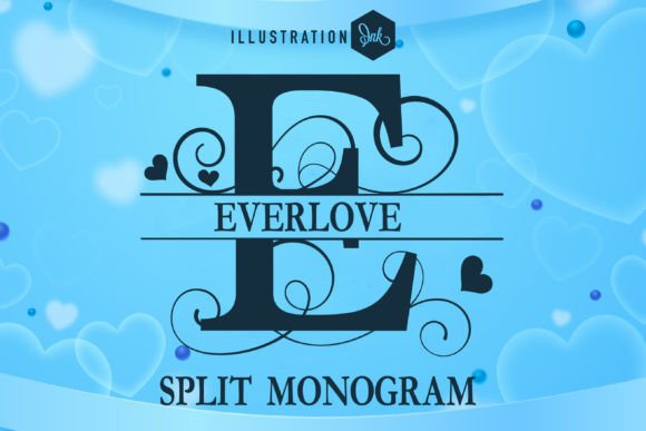 Everlove Split Monogram: The Display Typeface That Elevates Campaign Visuals