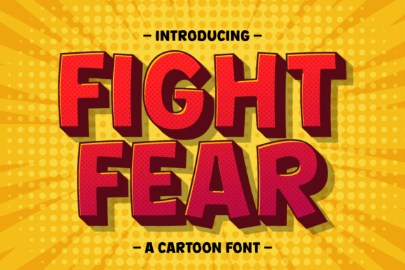 Fight Fear: A Bold Display Typeface for Modern Web Design