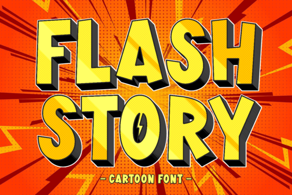 Flash Story: A Vibrant Typeface for Dynamic Editorial Design