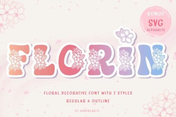 Florin Typeface: A Designer’s Take on Playful Floral Branding