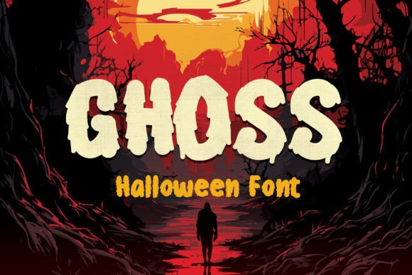 Ghoss: The Hauntingly Stylish Display Font for Spooky Campaigns