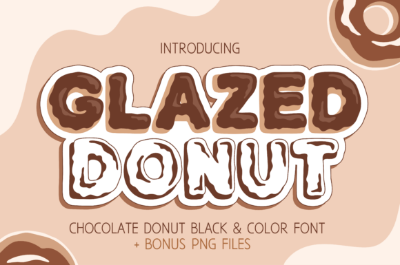 Glazed Donut Chocolate: A Sweet Typeface for Crafters
