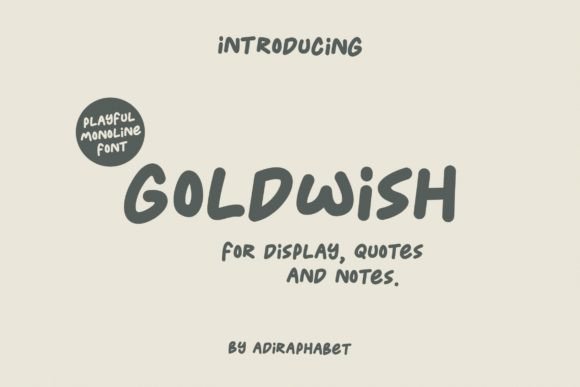 Goldwish: The Playful Typeface That Transformed My Small Business Brand