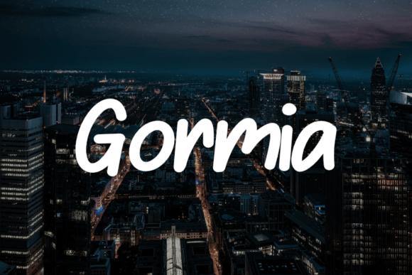 Gormia: The Premium Script Typeface for Dynamic Brand Campaigns