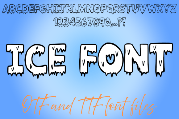 Ice Typeface: A Quirky Display Font for Handmade Branding