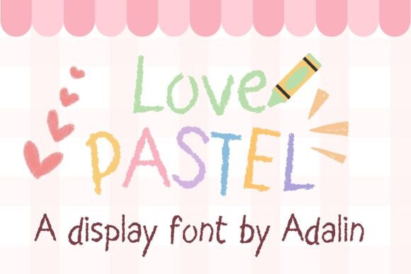 Love Pastel: A Modern Display Typeface for Polished Web Design