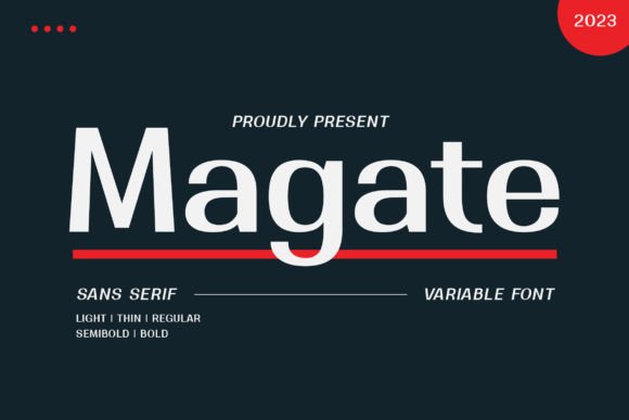 Magate: The Modern Sans Serif Typeface for Authentic Branding
