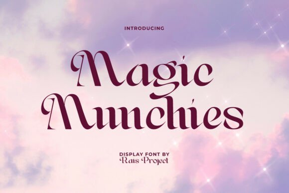 Magic Munchies: A Whimsical Serif Typeface for Handmade Brands