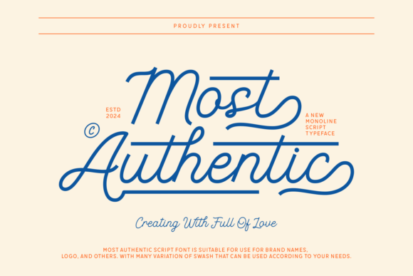 Most Authentic: The Script Typeface That Elevates Small Business Branding