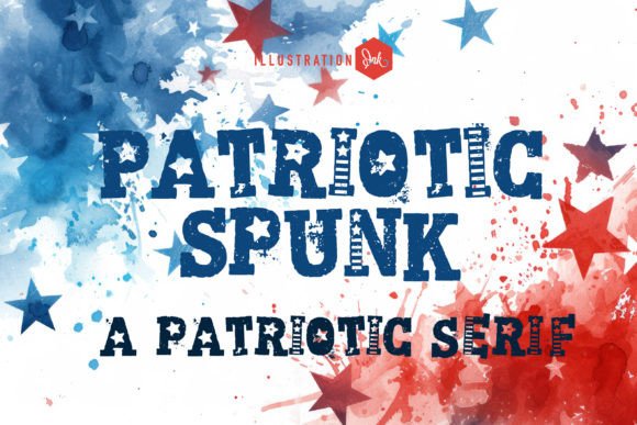 Patriotic Spunk: A Handcrafted Serif for Bold Editorial Design