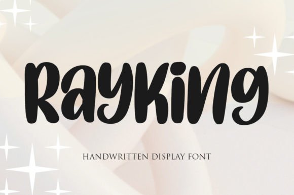 Rayking: The Playful Display Typeface for Handmade Brands