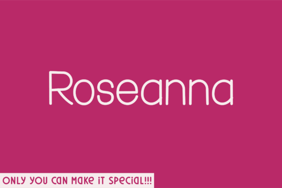 Roseanna Rounded: The Perfect Handwritten Font for Crafters