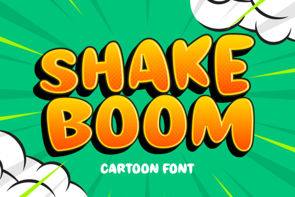 Shake Boom: The Dynamic Typeface for Bold Editorial Design