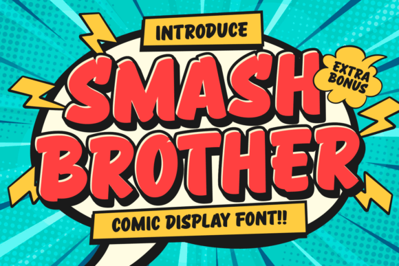 Smash Brother: A Playful Display Font for Modern Web Design
