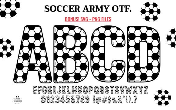 Soccer Army: A Bold Display Typeface for Editorial Impact