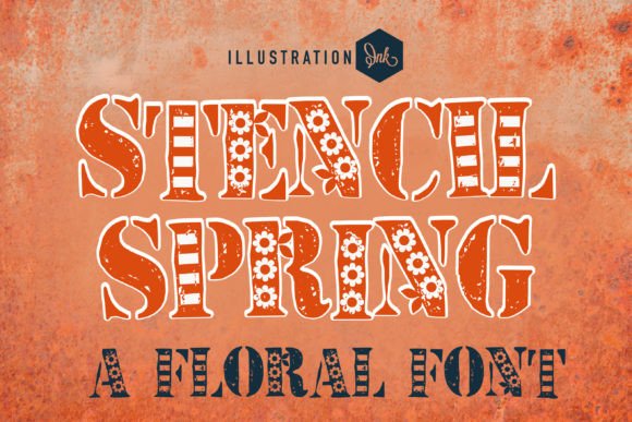 Stencil Spring: A Hand-Crafted Typeface for Authentic Branding