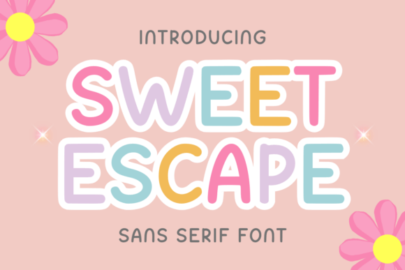 Sweet Escape: The Playful Typeface That Elevates Your Campaign Design