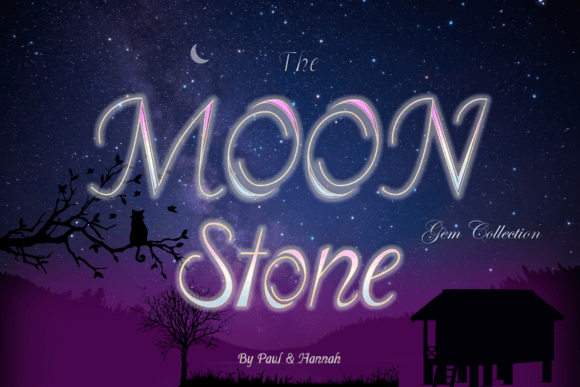 The Moonstone Font: A Display Typeface for Modern Digital Brands