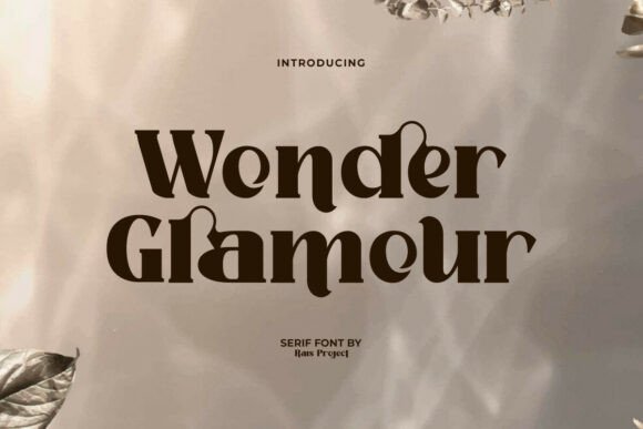 Wonder Glamour Typeface: Elevating Handmade Product Branding