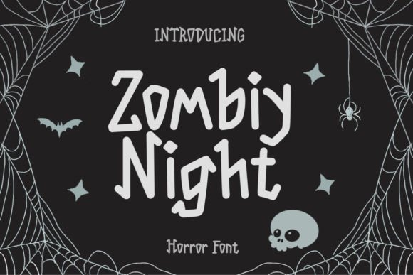 Zombiy Night: The Ultimate Horror Typeface for Scroll-Stopping Campaigns